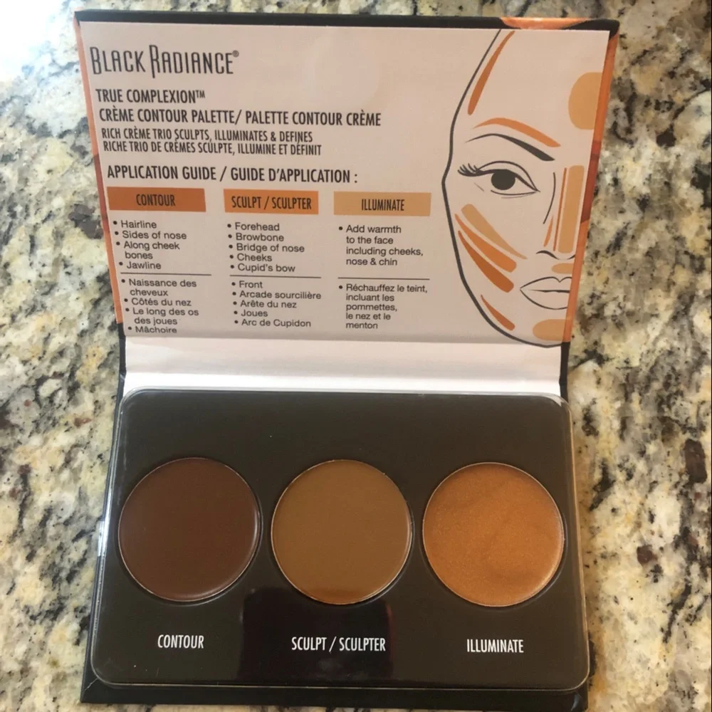 🔥 5/$50 BLACK RADIANCE True Complexion Creme Contour Palette
